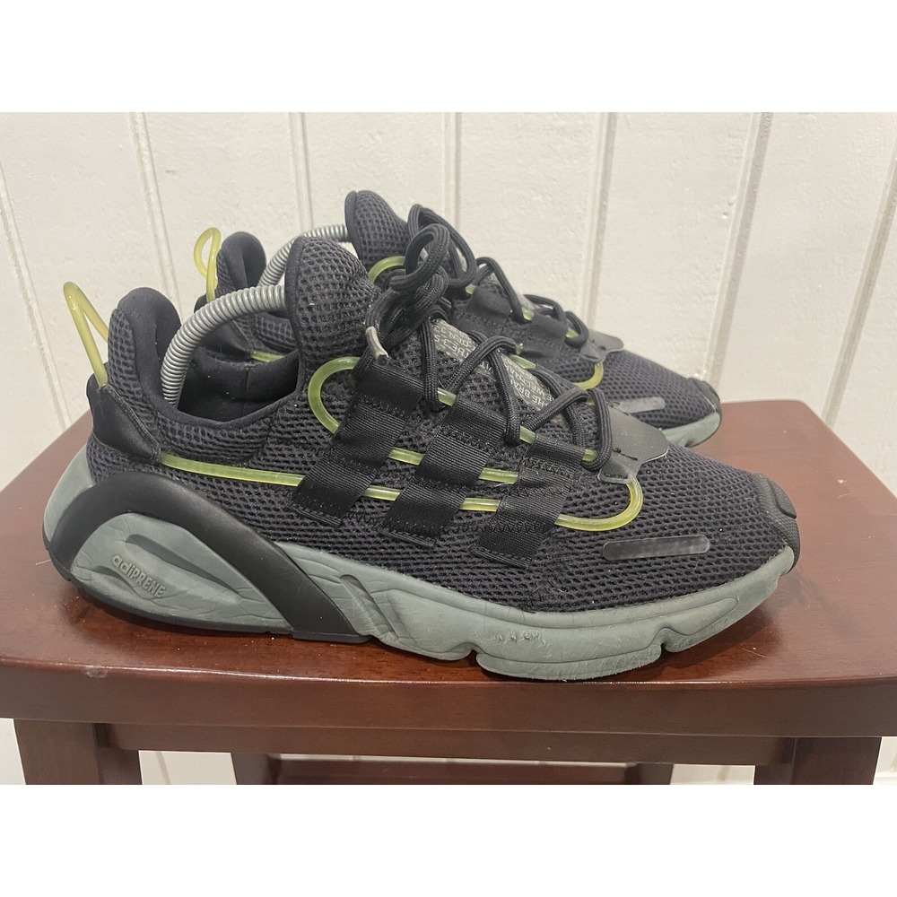 Adidas Originals LXCON Men's Size 9.5 Running Shoes Core Black Green EF9678